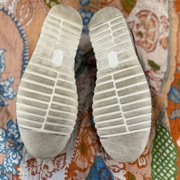 BED STU x ANNA SUI maroon and blue leather platform oxfords - Picture 3 of 4